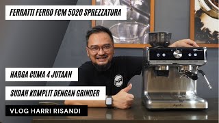 MESIN KOPI FERRATTI FERRO FCM 5020 SPREZZATURA KOMPLIT DENGAN GRINDER [upl. by Kriss]