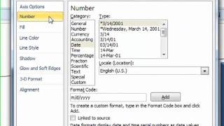 Formatting Month Axis Labels In Excel Chartsmp4 [upl. by Mayman]