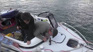 Replacing a perspex panel in a boat windscreen [upl. by Onitsoga]