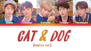 TXT  Cat amp Dog English ver 투모로우바이투게더  Cat amp Dog English ver Color Coded LyricsEng가사 [upl. by Canning]