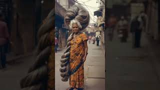 womens Hair Style 😂🤣ytshort youtube hairstyle hair womanladies subscribe [upl. by Clotilde]