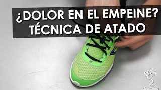 Atado de zapatillas dolor en el empeine [upl. by Eceerahs]