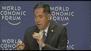 Indonesian Trade Minister Gita Wirjawan World Economic Forum 2012 Bangkok [upl. by Zea]