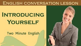 Introducing Yourself  How to Introduce Yourself In English [upl. by Delle]