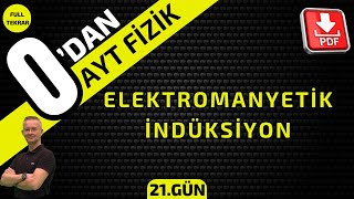 ELEKTROMANYETİK İNDÜKSİYON 0DAN AYT FİZİK KONU ANLATIMI [upl. by Shannah]