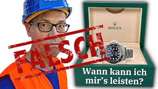 Wie lange arbeitest du wirklich für eine Rolex Viele schätzen falsch [upl. by Billen834]