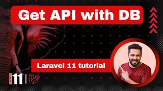 Laravel 11 API tutorial 3 Make First GET API with database [upl. by Weasner644]