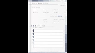 A quick preview of my digital planner [upl. by Aremahs9]