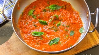 Basic Tomato Sauce from fresh San Marzano  Flavor Quotient [upl. by Ario]