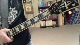 Silverburst Les Paul Custom Kahler Whammy demonstration [upl. by Acinelav385]