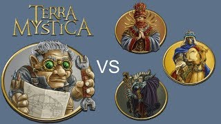 Terra Mystica Playthrough  Engineers VS Expert Player human opponents [upl. by Edorej]