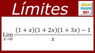 LÍMITES ALGEBRAICOS  Ejercicio 3 [upl. by Maite641]