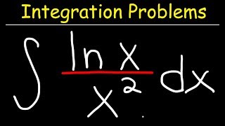 Integral of lnxx2 [upl. by Assenav]