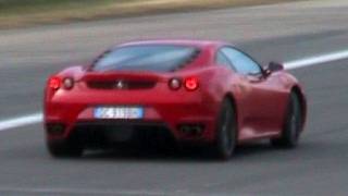 Ferrari F430 w Straight Pipes LOUD SOUND  Acceleration amp Fly Bys [upl. by Aimet]