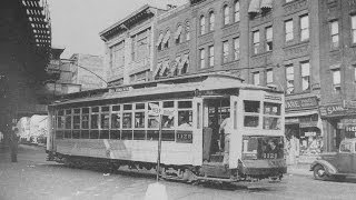 BRONX TROLLEY LINES  1930s1940s movie footage [upl. by Uthrop278]