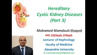 Hereditary cystic kidney diseases part 3 [upl. by Bathelda]