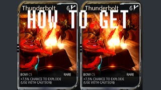 Warframe  How To Get The Thunderbolt Mod [upl. by Niroht]