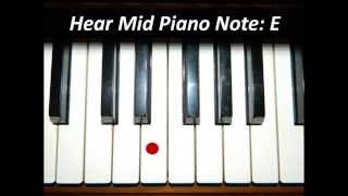 Hear Piano Note  Mid E [upl. by Ofelia]