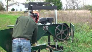 How To Change The Blade On The Woodland Mills HM126 Portable Sawmill [upl. by Rhpotsirhc]