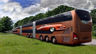 Top 10 Biggest Buses In The World 2021 you must see ever [upl. by Anirda]