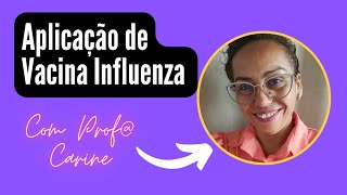 Aplicação de Vacina Influenza [upl. by Kcirdez852]