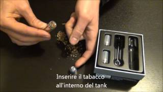 Guida alluso del Cloutank M3 Atomizzatore per Tabacco Utilizzo [upl. by Eseerahs774]