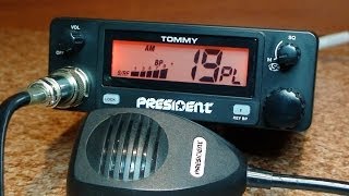 President Tommy ASC  Zanim kupisz cb radio  Test  25 [upl. by Ennairrek731]