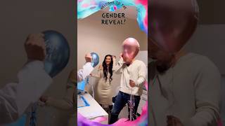 Unusual and cute gender reveal ❤️💙 genderreveal announcement [upl. by Gala771]