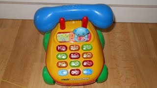 Vtech musical phone with songsVtech Pull amp Lights Phone [upl. by Irena]