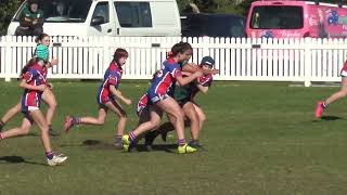 U14 Girls Tackle  Gerringong V Stingrays  Highlights [upl. by Kylander]