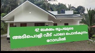 42 lakhs Branded new home for sale  Palai  4 km from town [upl. by Nylarac907]