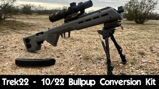 Trek22  Ruger 1022 Bullpup conversion [upl. by Berk462]