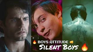 Top 5 Silent Boys Attitude Status🔥 Silent But Violent Boys 😡  Best Boys Attitude WhatsApp Status 👊 [upl. by Yborian7]