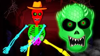 Funny Skeletons Dance With Witches  Spooky Scary Halloween Songs By Teehee Town [upl. by Erdua]