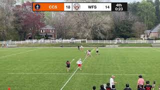 Christchurch School Varsity Lacross vs Woodberry Forest School  4924 [upl. by Lemhar]