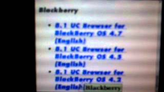 Navegadores para Blackberry  Descarga [upl. by Clyde]