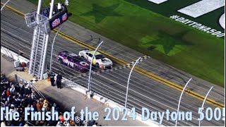 2024 Daytona 500 Finish [upl. by Lechar]