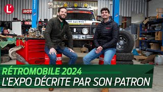 Rétromobile 2024 Lexposition dédiée aux véhicules anciens décryptée par le patron Romain Grabowski [upl. by Nerraf811]