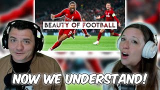 The Beauty of Football  Americans React [upl. by Hakaber]