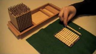 Montessori  Decimal System  Introduction to Quantity [upl. by Gnilrac]