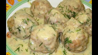 Pulpety w sosie koperkowympomysł na pyszny obiad klopsiki w sosie koperkowym meatballs [upl. by Ahsa]