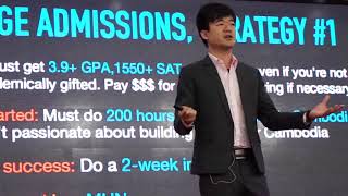 The Truth about College Admission  Alex Chang  TEDxSMICSchool [upl. by Eniale890]