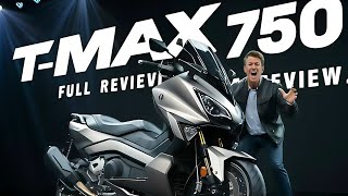 quotYamaha TMax 750 2025 Review The Ultimate MaxiScooter Unleashedquot [upl. by Saticilef]