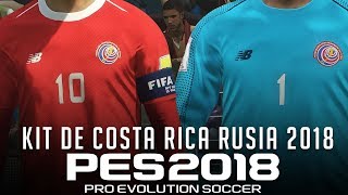 Nuevo uniforme de Costa Rica  Rusia [upl. by Giah738]