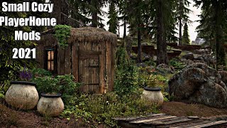 Best Small Cozy Homes Of Skyrim SSE 2021 Part 1 [upl. by Eelnyl]