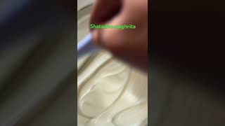 Viral shatadhouta ghrita infused with saffron skincare chandan music naturalskincareroutine [upl. by Denise]