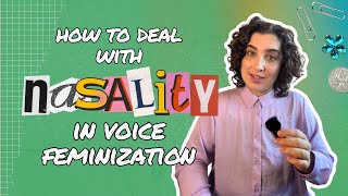 Nasality in voice feminization [upl. by Emelun454]