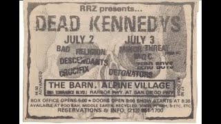 Dead Kennedys  Live  The Barn at Alpine Village Torrance CA 7382 [upl. by Sirois78]