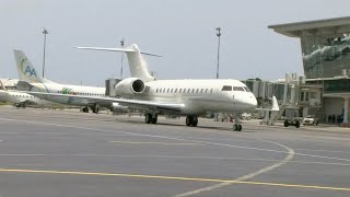 AEROPORT AA NETO ARRIVEE DU PRÉSIDENT DE LA RÉPUBLIQUE À POINTENOIRE POUR UN SÉJOUR DE TRAVAIL [upl. by Gianina]