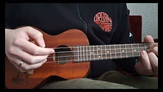 Secunda The Elder Scrolls V Skyrim OST Ukulele fingerstyle cover  TABS [upl. by Nylahs]